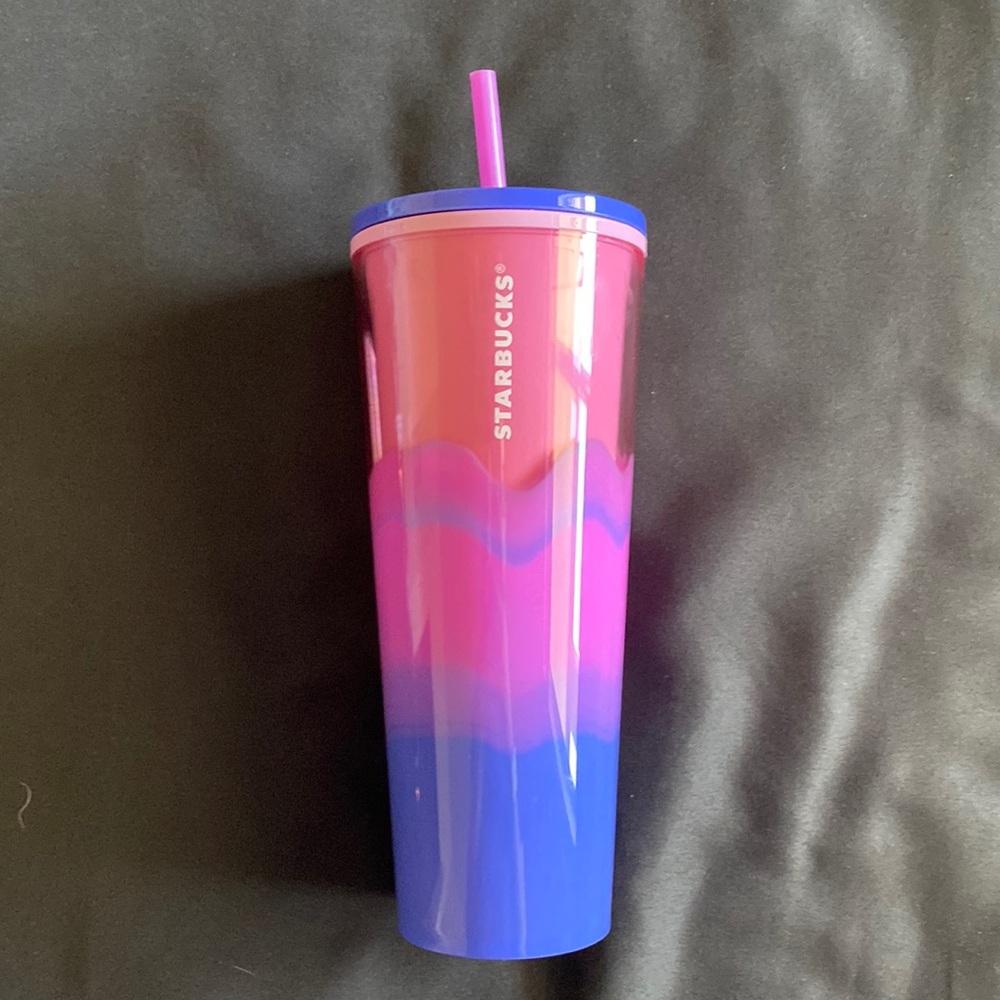 Used Starbucks Cup. Only water has touched the inside. Sticker on